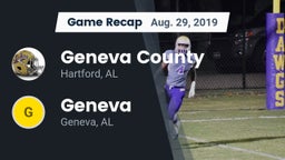 Recap: Geneva County  vs. Geneva  2019