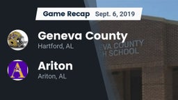 Recap: Geneva County  vs. Ariton  2019