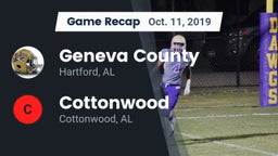 Recap: Geneva County  vs. Cottonwood  2019