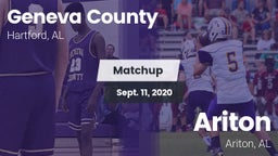 Matchup: Geneva County vs. Ariton  2020