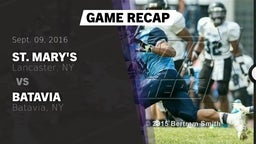 Recap: St. Mary's  vs. Batavia  2016