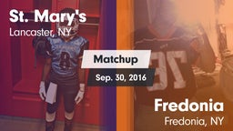 Matchup: St. Mary's vs. Fredonia  2016