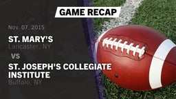 Recap: St. Mary's  vs. St. Joseph's Collegiate Institute  2015