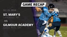 Recap: St. Mary's  vs. Gilmour Academy  2016