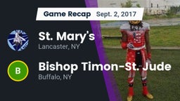 Recap: St. Mary's  vs. Bishop Timon-St. Jude  2017