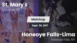 Matchup: St. Mary's vs. Honeoye Falls-Lima  2017