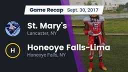 Recap: St. Mary's  vs. Honeoye Falls-Lima  2017