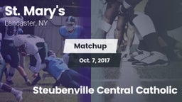 Matchup: St. Mary's vs. Steubenville Central Catholic 2017