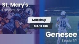 Matchup: St. Mary's vs. Genesee 2017