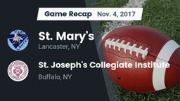 Recap: St. Mary's  vs. St. Joseph's Collegiate Institute 2017