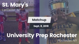 Matchup: St. Mary's vs. University Prep Rochester 2018