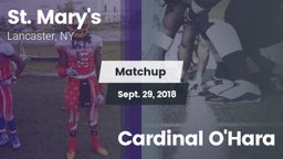 Matchup: St. Mary's vs. Cardinal O'Hara 2018