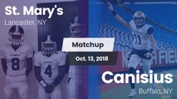 Matchup: St. Mary's vs. Canisius  2018
