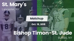 Matchup: St. Mary's vs. Bishop Timon-St. Jude  2018