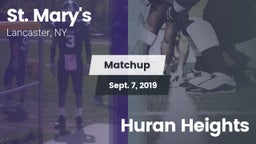 Matchup: St. Mary's vs. Huran Heights 2019
