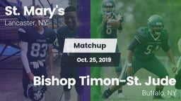 Matchup: St. Mary's vs. Bishop Timon-St. Jude  2019