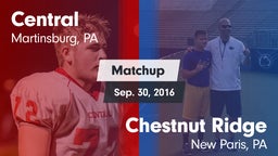 Matchup: Central vs. Chestnut Ridge  2016
