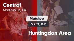 Matchup: Central vs. Huntingdon Area 2016