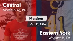 Matchup: Central vs. Eastern York  2016