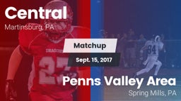 Matchup: Central vs. Penns Valley Area  2017