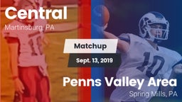Matchup: Central vs. Penns Valley Area  2019