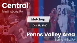 Matchup: Central vs. Penns Valley Area  2020