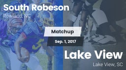 Matchup: South Robeson vs. Lake View  2017