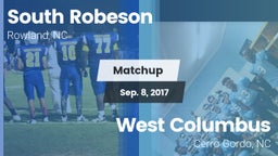 Matchup: South Robeson vs. West Columbus  2017