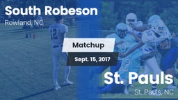 Matchup: South Robeson vs. St. Pauls  2017
