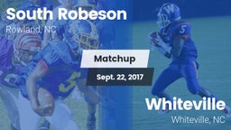 Matchup: South Robeson vs. Whiteville  2017