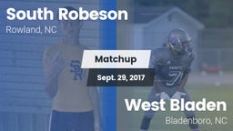 Matchup: South Robeson vs. West Bladen  2017