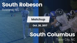 Matchup: South Robeson vs. South Columbus  2017