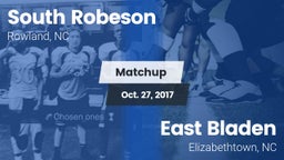 Matchup: South Robeson vs. East Bladen  2017