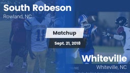 Matchup: South Robeson vs. Whiteville  2018
