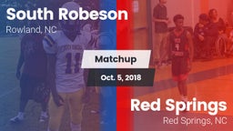 Matchup: South Robeson vs. Red Springs  2018