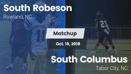 Matchup: South Robeson vs. South Columbus  2018