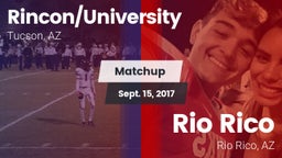 Matchup: Rincon vs. Rio Rico  2017