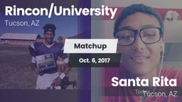 Matchup: Rincon vs. Santa Rita  2017