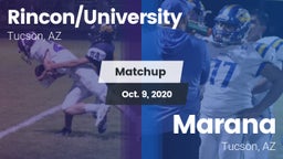 Matchup: Rincon vs. Marana  2020