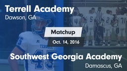 Matchup: Terrell Academy vs. Southwest Georgia Academy  2016