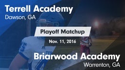 Matchup: Terrell Academy vs. Briarwood Academy  2016