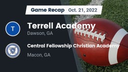 Recap: Terrell Academy  vs. Central Fellowship Christian Academy  2022