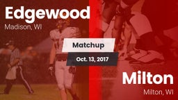 Matchup: Edgewood  vs. Milton  2017