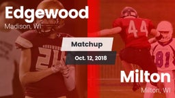 Matchup: Edgewood  vs. Milton  2018