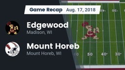 Recap: Edgewood  vs. Mount Horeb  2018