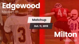 Matchup: Edgewood  vs. Milton  2019