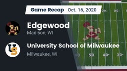 Recap: Edgewood  vs. University School of Milwaukee 2020