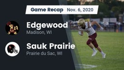 Recap: Edgewood  vs. Sauk Prairie  2020