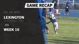 Recap: Lexington  vs. Week 10 2015