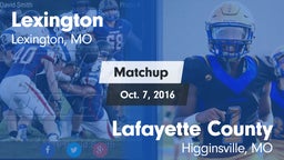 Matchup: Lexington vs. Lafayette County  2016